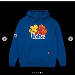 Blue Hostess Graphic Hoodie
